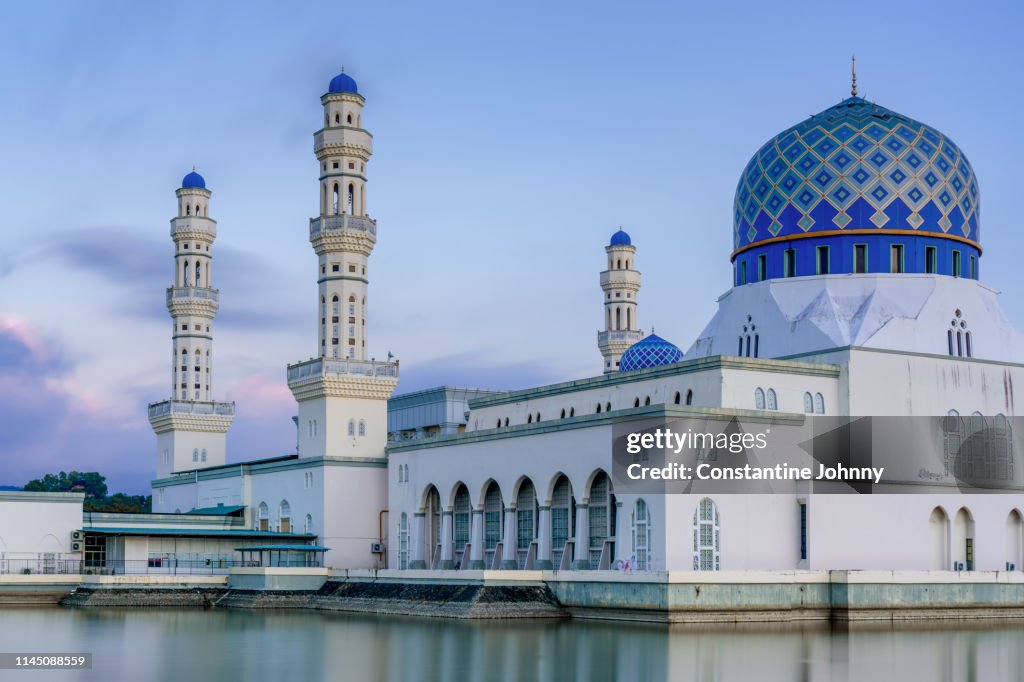 Masjid Bandaraya or City Mosque of Kota Kinabalu, Sabah, Malaysia.