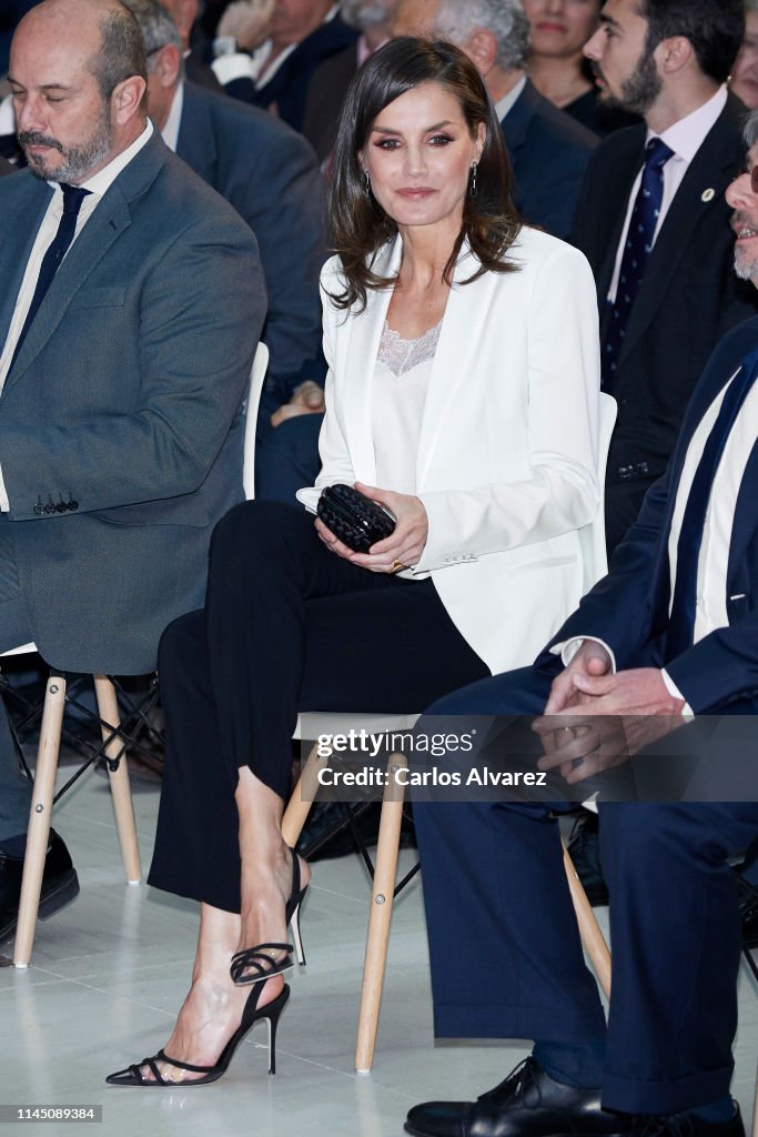 Queen Letizia Of Spain Attends 'El Barco De Vapor' And 'Gran Angular' Youth Literature Awards