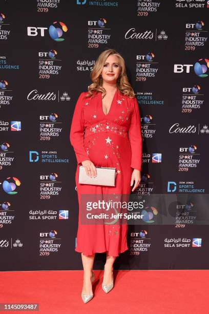 Presenter Hayley McQueen during the BT Sport Industry Awards 2019 at Battersea Evolution on April 25, 2019 in London, England. The BT Sport Industry...
