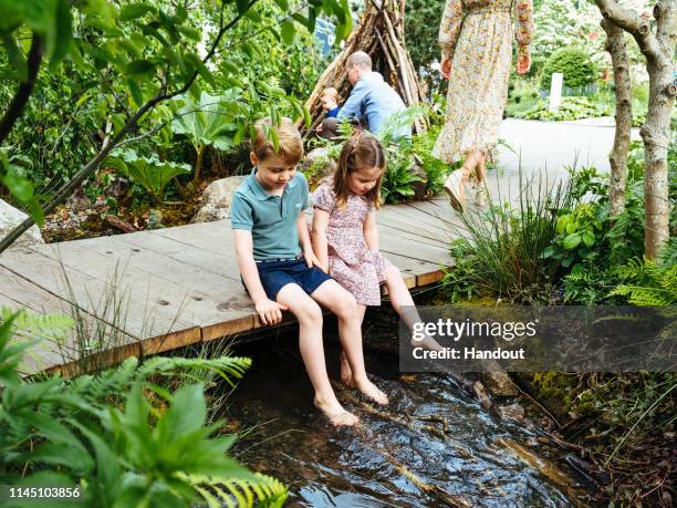 In this undated handout provided by Kensington Palace, Prince William, Duke of Cambridge and their children Prince George, Princess Charlotte and...