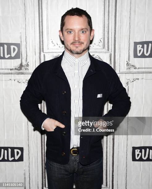 Actor Elijah Wood attends the Build Series to discuss the film "Come To Daddy" at Build Studio on April 25, 2019 in New York City.