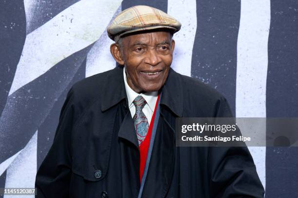 Songwriter Irving Burgie attends "Beetlejuice" Broadway opening night at Winter Garden Theatre on April 25, 2019 in New York City.