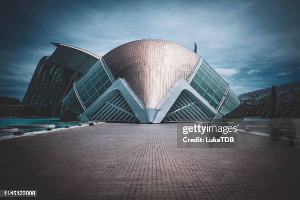 city of arts and sciences. valencia - city of arts & sciences stock pictures, royalty-free photos & images