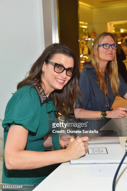 Bridget Moynahan and Amanda Benchley sign books at Saks Beverly Hills Celebrates Our Shoes, Our Selves Book Launch with Bridget Moynahan and Amanda...