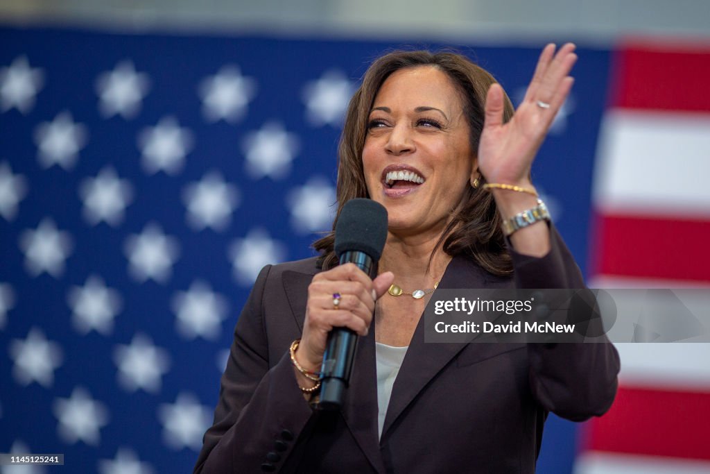 Presidential Candidate Kamala Harris Holds Her First Organizing Event In Los Angeles