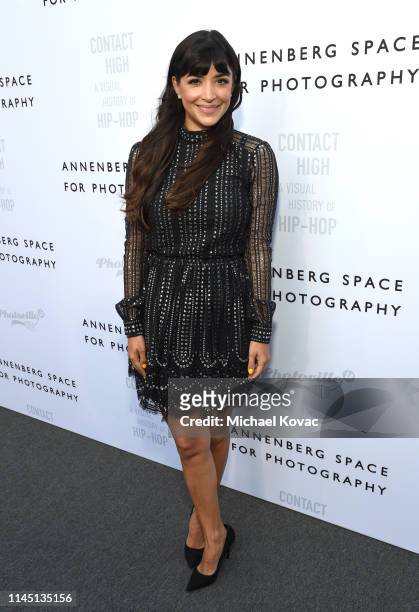 Hannah Simone attends the Annenberg Space For Photography 10th Anniversary celebration at Annenberg Space For Photography on April 25, 2019 in...