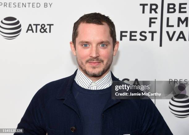Elijah Wood attends the "Come To Daddy" screening at the 2019 Tribeca Film Festival at SVA Theater on April 25, 2019 in New York City.