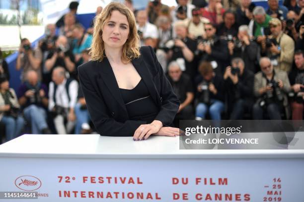 French actress Adele Haenel poses during a photocall for the film "Portrait Of A Lady On Fire " at the 72nd edition of the Cannes Film Festival in...