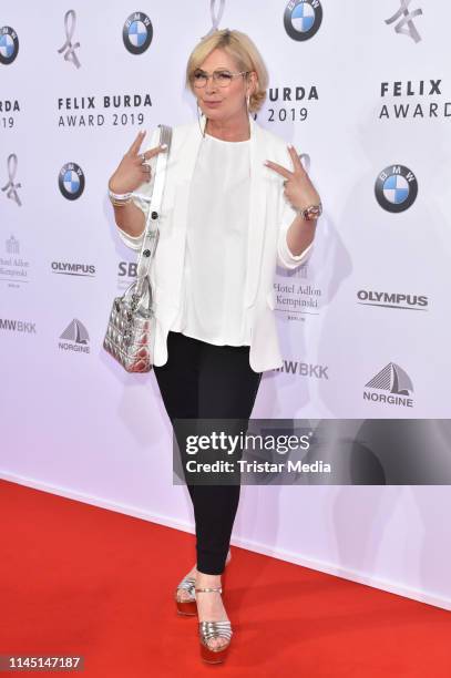 Claudia Effenberg attends the 17th Felix Burda Award at Hotel Adlon Kempinski on May 19, 2019 in Berlin, Germany.