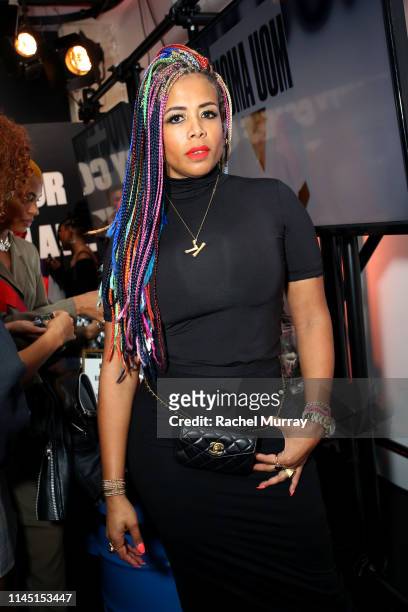 Kelis attends UOMA Beauty Launch Event at NeueHouse Hollywood on April 25, 2019 in Los Angeles, California.
