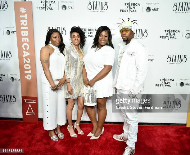 Young Dirty Bastard and Old Dirty Bastard Family attend Tribeca TV: Wu-Tang Clan: Of Mics And Men - 2019 Tribeca Film Festival at Beacon Theatre on...