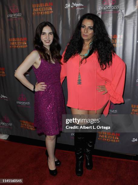 Vida Ghaffari and Alice Amter arrive for the Taurus Birthday Party For Angela Downey, Jenna Urban And Bob Delgadillo held at Byblos on May 19, 2019...