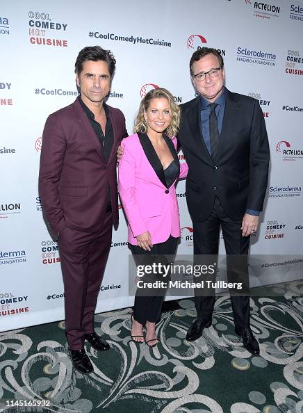 John Stamos, Candace Cameron-Bure and Bob Saget attend Bob Saget's