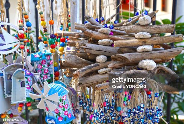 souvenirs of bodrum town - west asia stock pictures, royalty-free photos & images