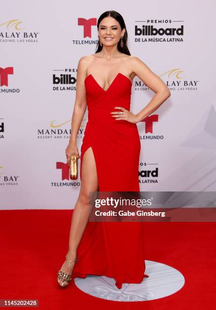 Actress Angelica Celaya attends the 2019 Billboard Latin Music Awards at the Mandalay Bay Events Center on April 25, 2019 in Las Vegas, Nevada.