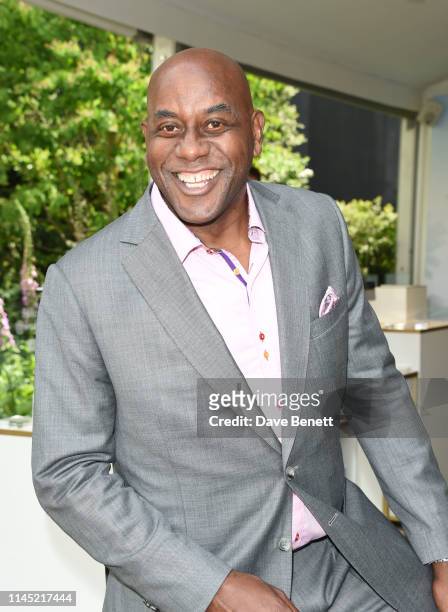 Ainsley Harriott attends the RHS Chelsea Flower Show 2019 press day on May 20, 2019 in London, England.