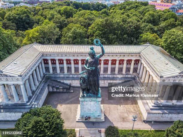 münchen bavaria mit ruhmeshalle - bavaria stockfoto's en -beelden