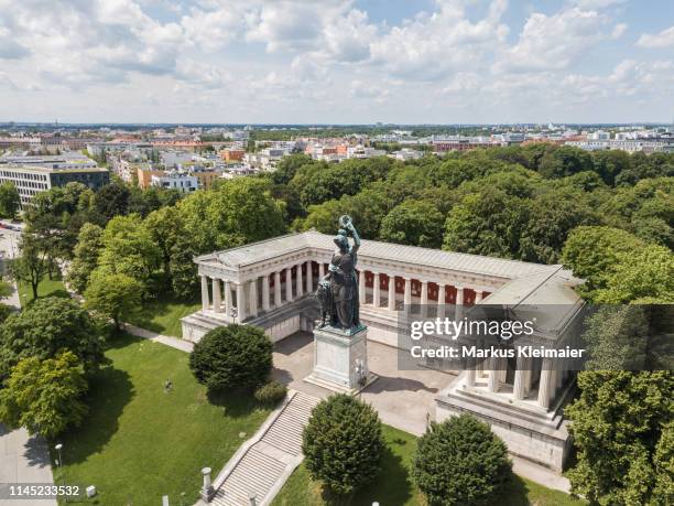 münchen bavaria mit ruhmeshalle - munich 2018 stock pictures, royalty-free photos & images