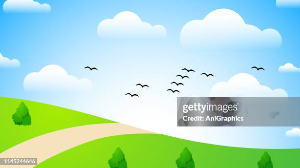 nature landscape background - off road stock illustrations