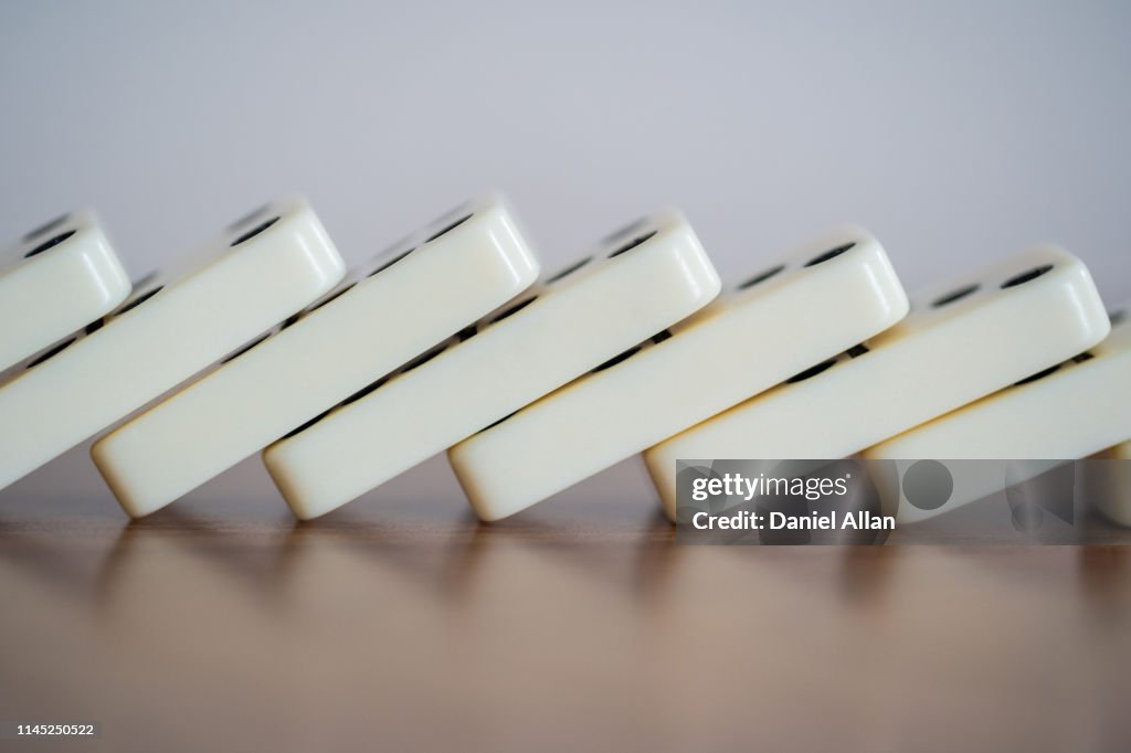 Side View of Dominos