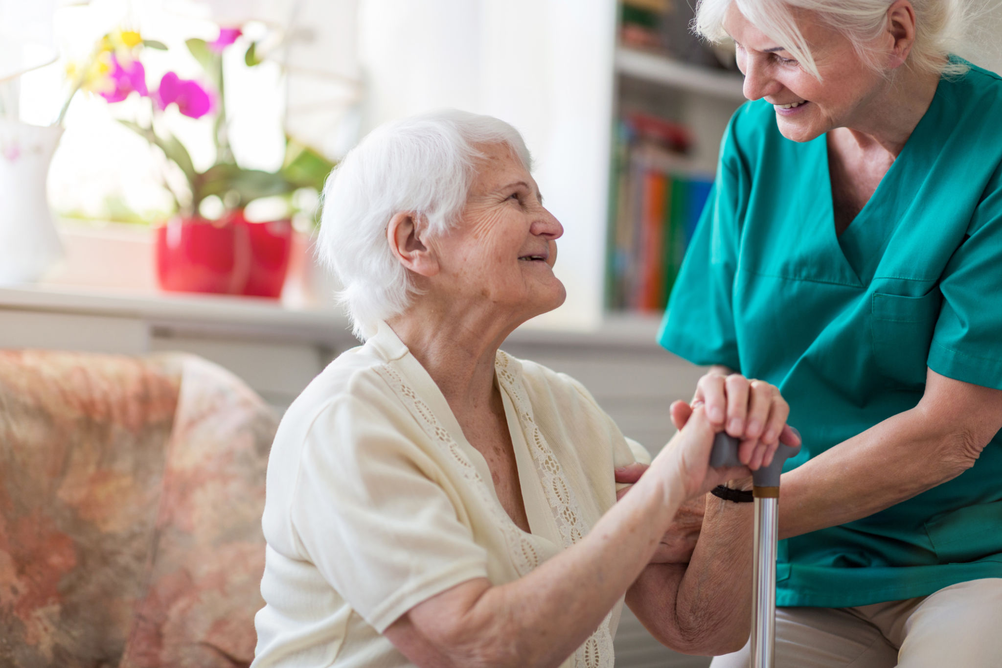 nurse with elderly