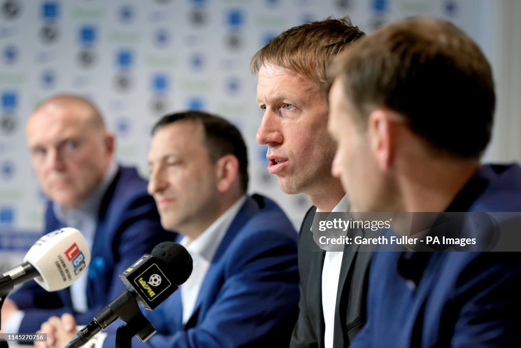 Brighton and Hove Albion Press Conference - American Express Elite Football Performance Centre