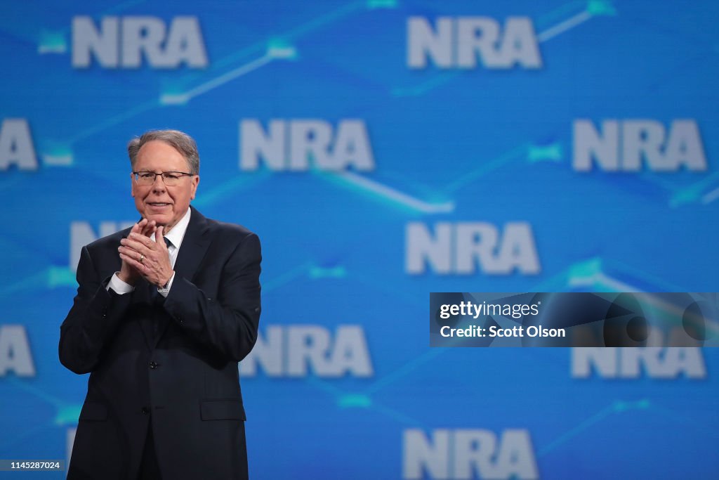 President Trump And Other Notable Leaders Address Annual NRA Meeting