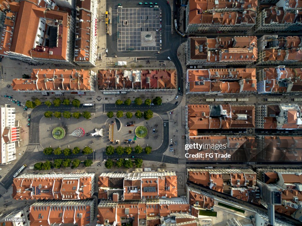Luftaufnahme von Lissabon, Portugal