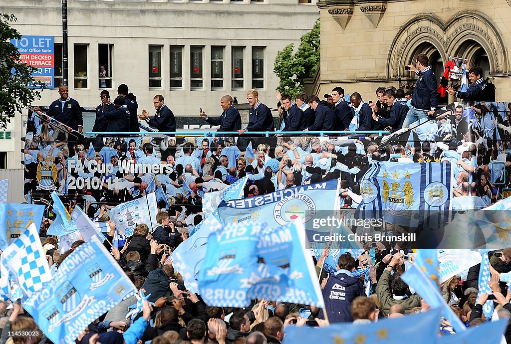 Manchester City FA Cup Winners Parade