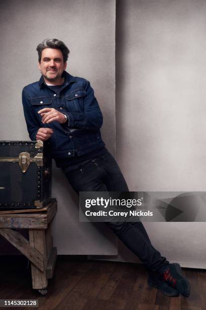 Sebastian Schipper of the film 'Roads' poses for a portrait during the 2019 Tribeca Film Festival at Spring Studio on April 26, 2019 in New York City.