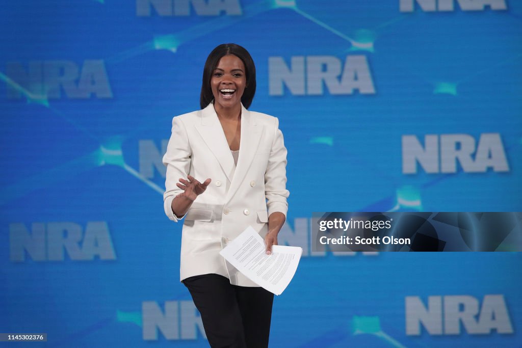President Trump And Other Notable Leaders Address Annual NRA Meeting