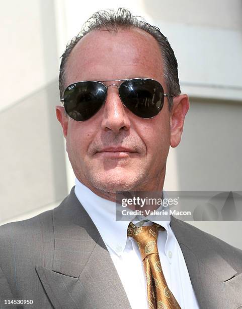 Michael Lohan leaves the Beverly Hills courthouse for his arraignment on May 23, 2011 in Beverly Hills, California.