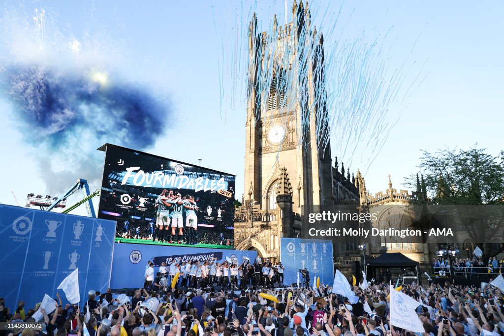 Manchester City Teams Celebration Parade