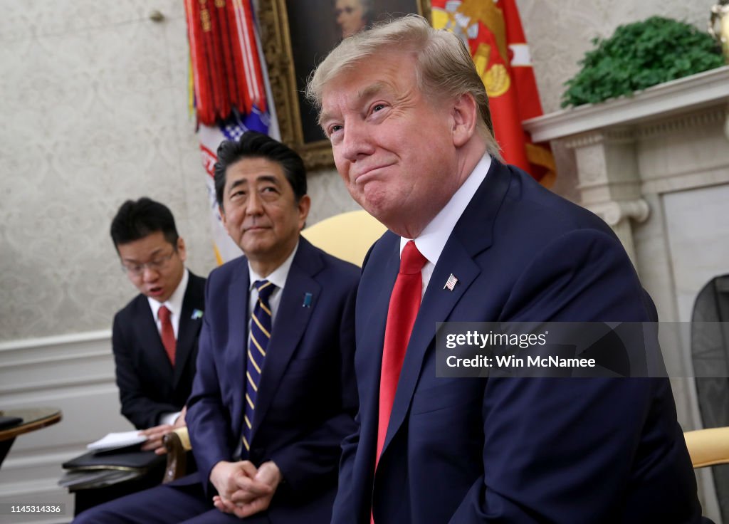 President Donald Trump Welcomes Japanese Prime Minister Shinzo Abe To The White House