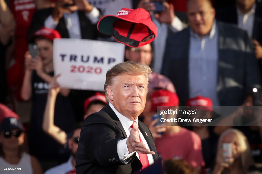 Donald Trump Holds "MAGA" Rally In Central Pennsylvania