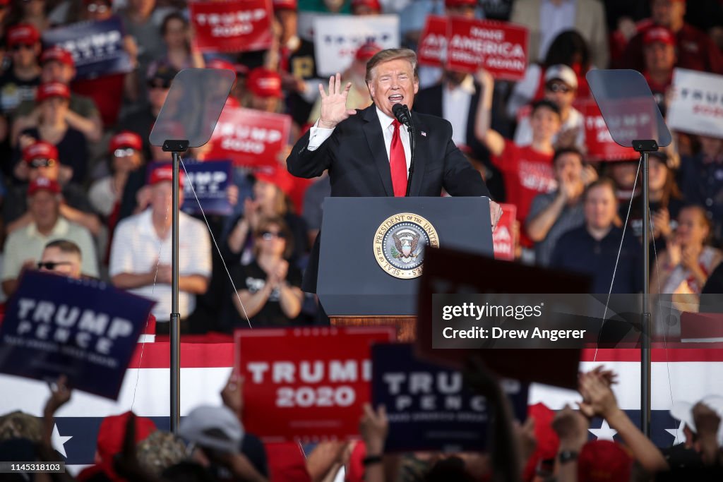 Donald Trump Holds "MAGA" Rally In Central Pennsylvania