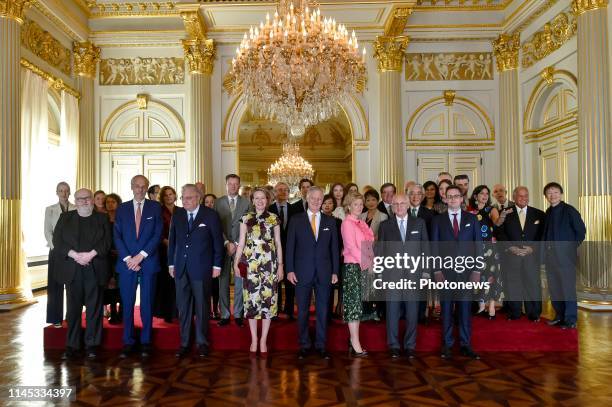 - Concours musical Reine Elisabeth Violon 2019 -Koningin Elisabethwedstrijd Viool 2019 Le Roi Philippe et La Reine Mathilde reçoivent je jury du...