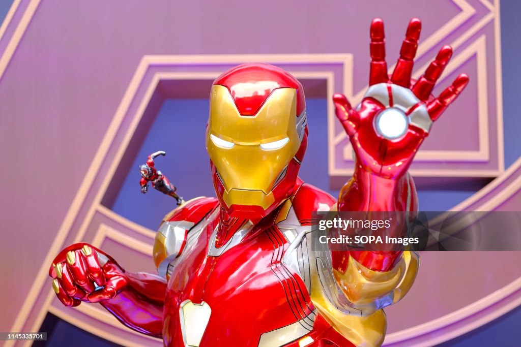 Iron man is a fictional character seen appearing in American...