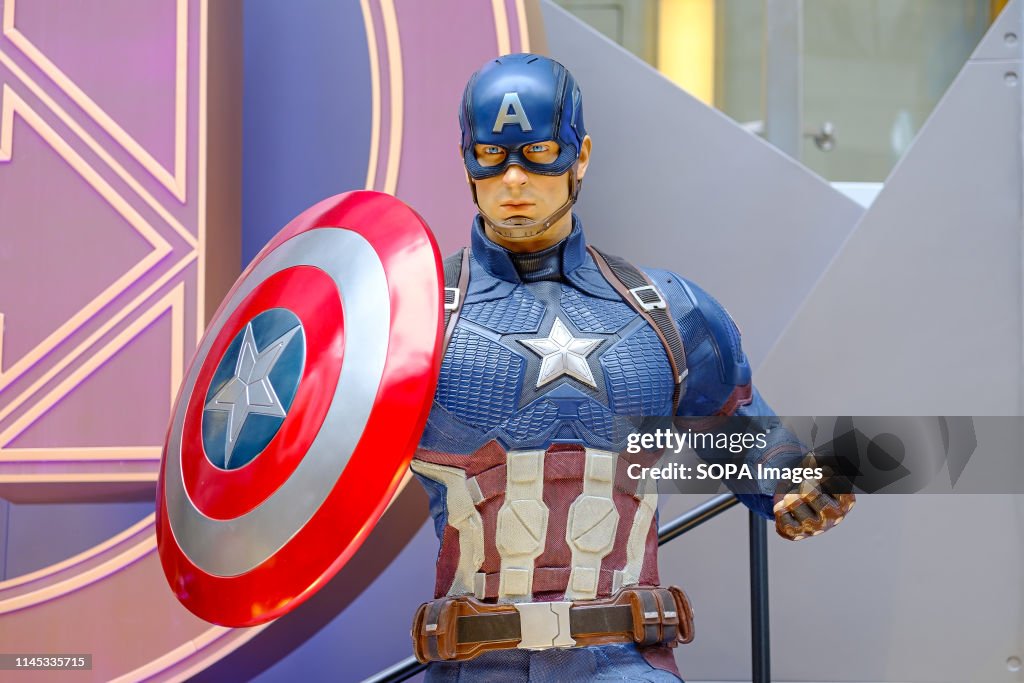 Captain America is a fictional character seen appearing in...