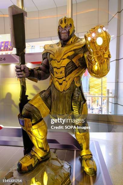 Thanos is a fictional character seen appearing in American comic books published by Marvel Comics. Avengers 4: Endgame" character model features 1:1...