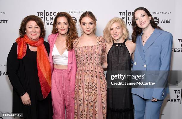 Margo Martindale, writer/director Danielle Krudy,Morgan Saylor, writer/director Bridget Savage Cole and Sophie Lowe attend the "Blow The Man Down"...