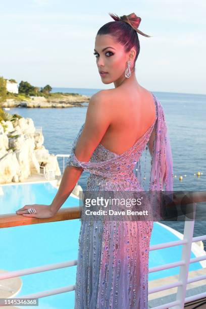 Miss Universe 2016 Iris Mittenaere attends the de Grisogono Gala Dinner in celebration of the 72nd Cannes International Film Festival at Hotel du...