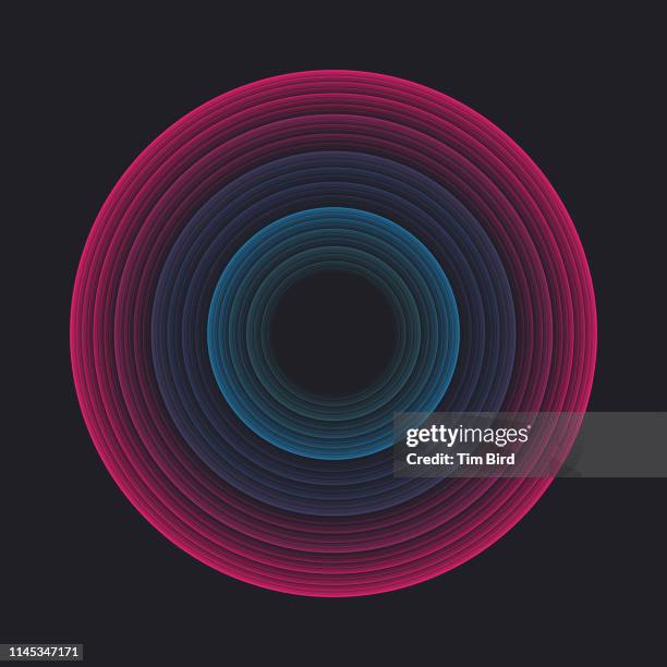 digitally generated fractal - concentric circles nature stock pictures, royalty-free photos & images
