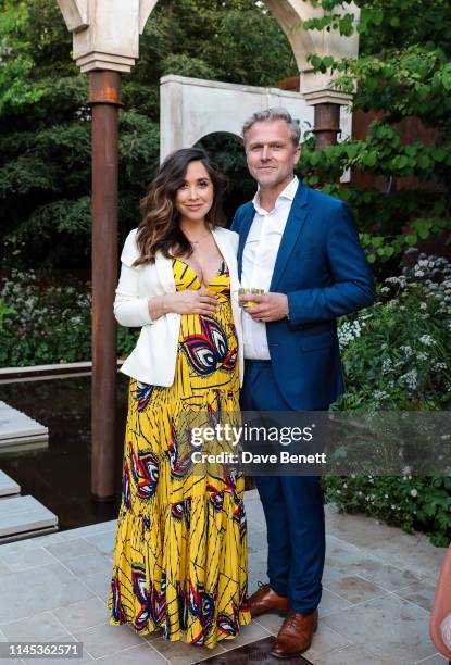 Myleene Klass and Simon Motson attend the Wedgwood 260th Anniversary Party during the Chelsea Flower Show at The Royal Hospital Chelsea on May 21,...