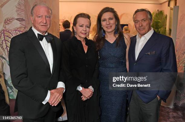 Alberto Morillas, Chopard Co-President Caroline Scheufele, Christine Scheufele and Co-President of Chopard Karl-Friedrich Scheufele attend the...