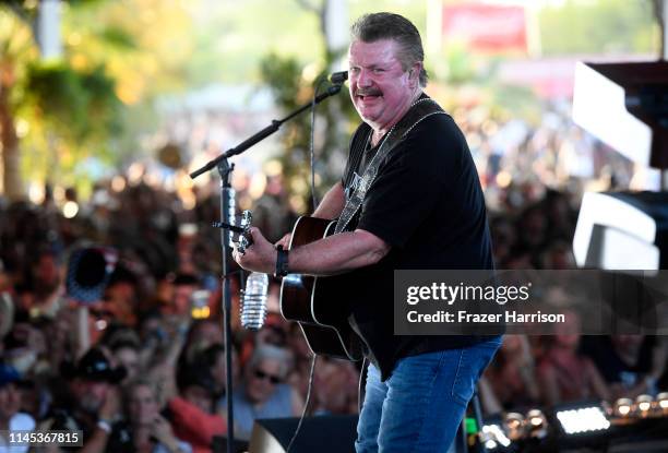 Joe Diffie performs onstage during the 2019 Stagecoach Festival at Empire Polo Field on April 26, 2019 in Indio, California.