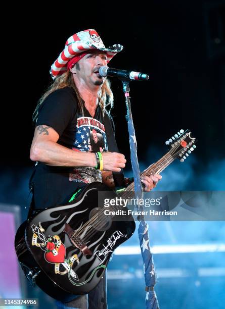Bret Michaels performs onstage during the 2019 Stagecoach Festival at Empire Polo Field on April 26, 2019 in Indio, California.