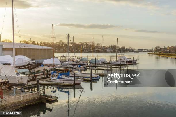 mamaroneck seaside, new york, usa - mamaroneck stock pictures, royalty-free photos & images