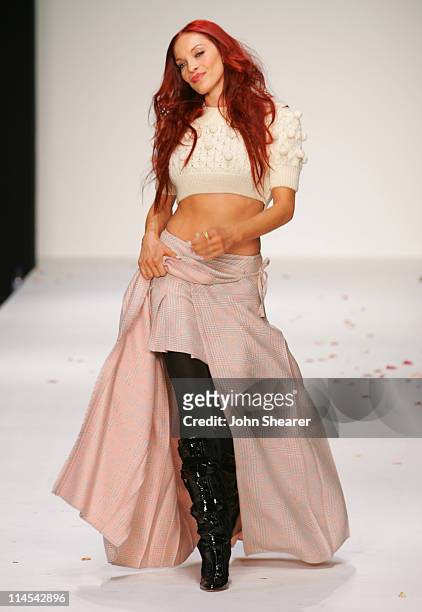 Carmit Bachar during Johnnie Walker Presents "Dressed to Kilt" - Runway Show at Smashbox Studios in Los Angeles, California, United States.