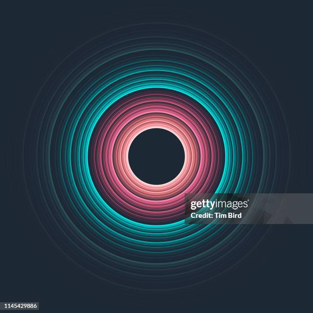 digitally generated fractal - concentric circles nature stock pictures, royalty-free photos & images